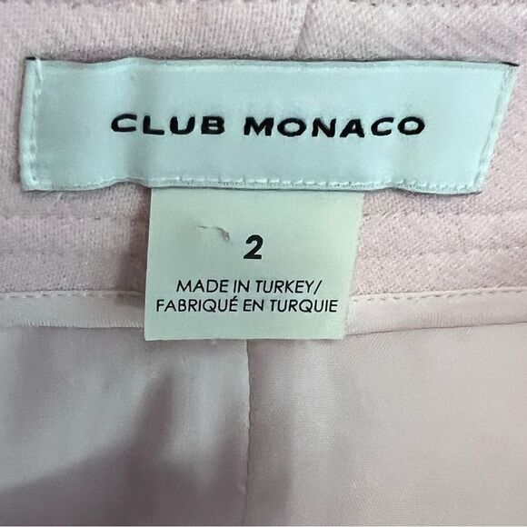 Club Monaco Mini Skirt Pastel Pink Size 2 - Picture 5 of 5